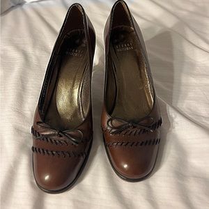Chocolate Brown Stuart Weitzman Vintage Pumps 3-inch Heel